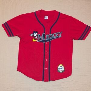 Vintage Mickey Mouse Baseball Jersey